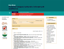 Tablet Screenshot of kulturalis.adatbank.transindex.ro