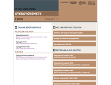 Tablet Screenshot of gyergyoremete.adatbank.transindex.ro