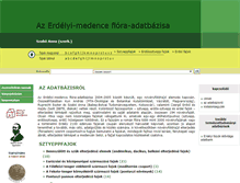 Tablet Screenshot of flora.adatbank.transindex.ro