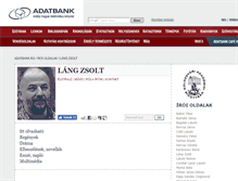 Tablet Screenshot of langzsolt.adatbank.transindex.ro