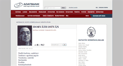 Desktop Screenshot of horvathi.adatbank.transindex.ro