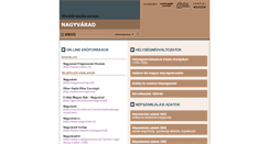 Desktop Screenshot of nagyvarad.adatbank.transindex.ro