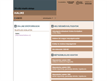 Tablet Screenshot of halmi.adatbank.transindex.ro