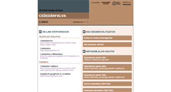 Desktop Screenshot of csikdanfalva.adatbank.transindex.ro