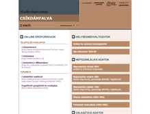 Tablet Screenshot of csikdanfalva.adatbank.transindex.ro
