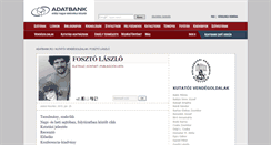 Desktop Screenshot of foszto.adatbank.transindex.ro