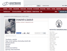 Tablet Screenshot of foszto.adatbank.transindex.ro