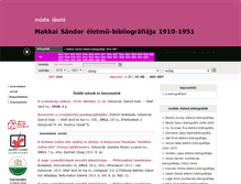 Tablet Screenshot of makkai.adatbank.transindex.ro