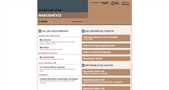 Desktop Screenshot of marosheviz.adatbank.transindex.ro