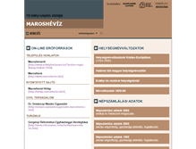 Tablet Screenshot of marosheviz.adatbank.transindex.ro