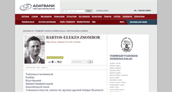 Desktop Screenshot of bartos-elekes.adatbank.transindex.ro