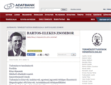 Tablet Screenshot of bartos-elekes.adatbank.transindex.ro