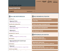Tablet Screenshot of nagyenyed.adatbank.transindex.ro