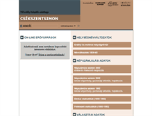 Tablet Screenshot of csikszentsimon.adatbank.transindex.ro