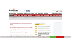Desktop Screenshot of figyelo.transindex.ro