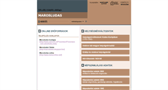 Desktop Screenshot of marosludas.adatbank.transindex.ro