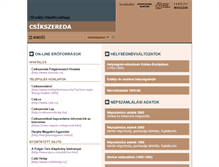 Tablet Screenshot of csikszereda.adatbank.transindex.ro