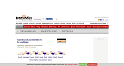 Desktop Screenshot of kommunikacio.transindex.ro