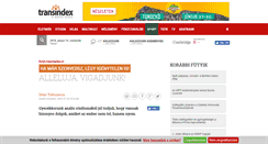 Desktop Screenshot of futyi.transindex.ro