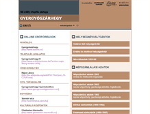 Tablet Screenshot of gyergyoszarhegy.adatbank.transindex.ro