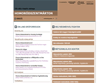 Tablet Screenshot of homorodszentmarton.adatbank.transindex.ro