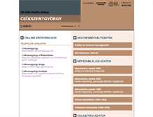 Tablet Screenshot of csikszentgyorgy.adatbank.transindex.ro