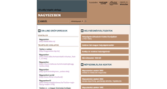Desktop Screenshot of nagyszeben.adatbank.transindex.ro