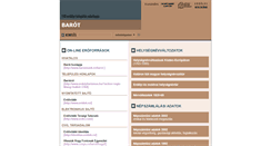 Desktop Screenshot of barot.adatbank.transindex.ro