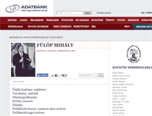 Tablet Screenshot of fulop.adatbank.transindex.ro