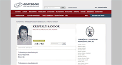 Desktop Screenshot of kristaly.adatbank.transindex.ro