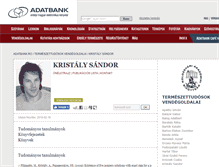 Tablet Screenshot of kristaly.adatbank.transindex.ro