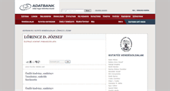 Desktop Screenshot of lorincz.adatbank.transindex.ro
