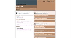 Desktop Screenshot of ozsdola.adatbank.transindex.ro