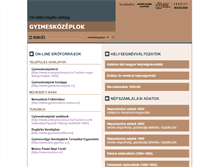 Tablet Screenshot of gyimeskozeplok.adatbank.transindex.ro