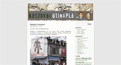 Desktop Screenshot of koszovo.egologo.transindex.ro