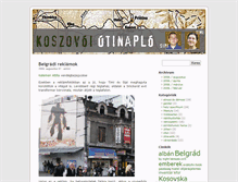 Tablet Screenshot of koszovo.egologo.transindex.ro