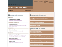 Tablet Screenshot of csikszentdomokos.adatbank.transindex.ro
