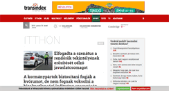 Desktop Screenshot of itthon.transindex.ro