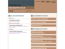 Tablet Screenshot of kezdiszentlelek.adatbank.transindex.ro