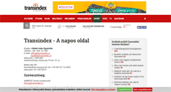 Desktop Screenshot of impresszum.transindex.ro