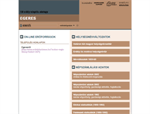 Tablet Screenshot of egeres.adatbank.transindex.ro