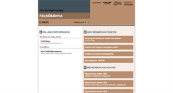 Desktop Screenshot of felsobanya.adatbank.transindex.ro